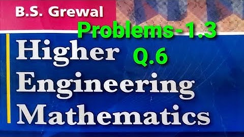 PROBLEMS1.3,Q.6|BS GREWAL|Cardan