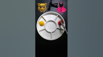 squid game 3 mask color mixing (part 4) 🎭