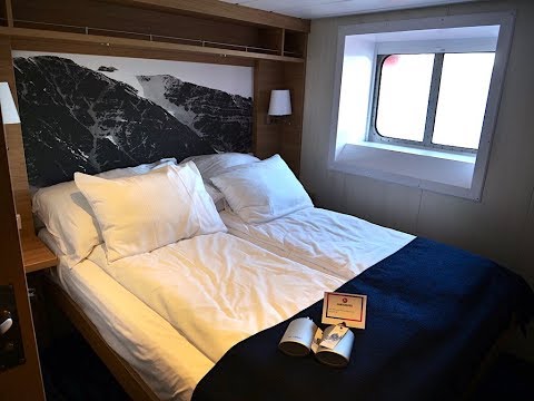 Vídeo: Hurtigruten Midnatsol Cabines e suítes do navio de cruzeiro
