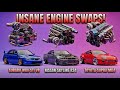 Killer Subaru (2JZ) & Toyota Supra Nissan GTR | Insane Engine Swaps–Animation