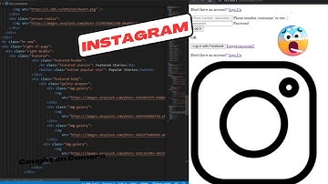 ASMR Programming - Instagram Login Page Coding - No Talking - HTML & CSS