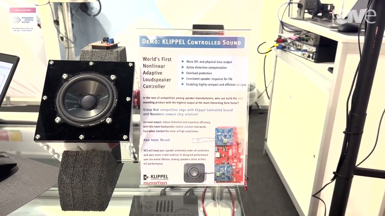 ISE 2024: Klippel GmbH Describes Klippel Controlled Sound Nonlinear Adaptive Loundspeaker Controller