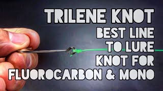 Trilene Knot Best Line To Lure Knot For Fluorocarbon & Mono by Fishing POV 96,319 views 6 years ago 2 minutes, 36 seconds