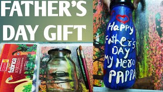 #bottelart #fathersday easy steps for bottelart fathers day gift