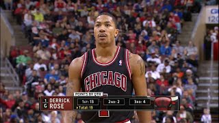 Derrick Rose Full Highlights 2012.03.04 at 76ers - NASTY 35 Pts, 8 Assists, CLUTCH!!