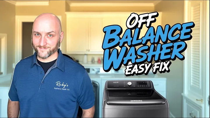Why Your Samsung Washer is Off-Balance