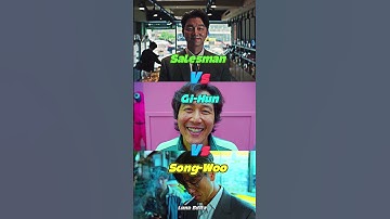 Salesman Vs Gi-Hun Vs Song-Woo 🔥#squidgame #shorts