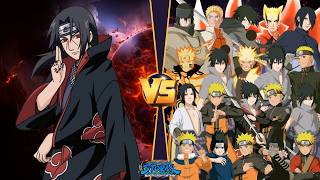 【Itachi Uchiha VS All Naruto & Sasuke Marathon battle】 NARUTO X BORUTO Ultimate Ninja STORM screenshot 4