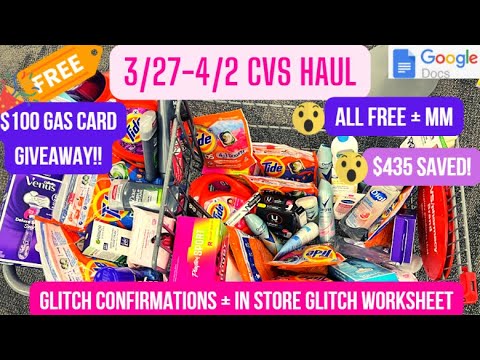 🔥CVS HAUL 3/27-4/2 {$2-$10 PROFIT & $435 SAVED} GLITCHES+ $100 G/C {3/27 CVS Couponing This Week}🤑