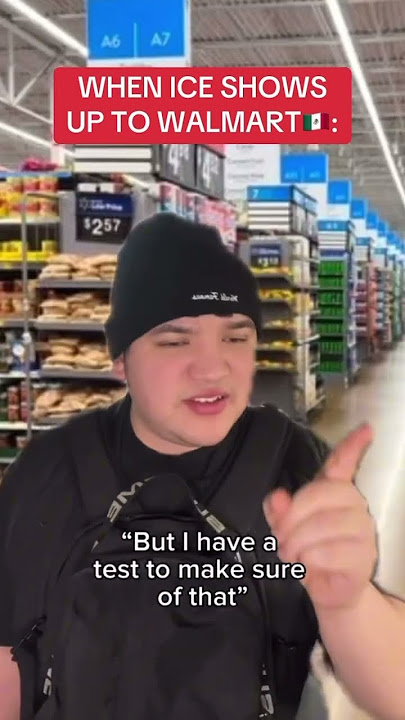 WHEN ICE SHOWS UP TO WALMART😭🇲🇽‼️