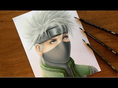  Drawing  Naruto  Characters Realistic  Kakashi Hatake YouTube