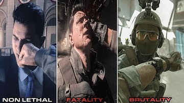 CALL OF DUTY: BLACK OPS 6 CAMPAIGN- ALL EXECUTIONS 4K (2024)