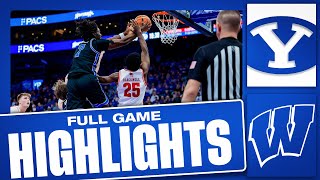 Full Game Highlights Byu Vs Wisconsin Mens Basketball