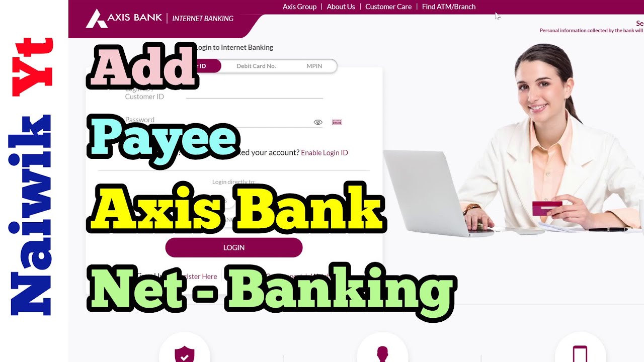 how-to-add-payee-in-axis-bank-net-banking-account-youtube