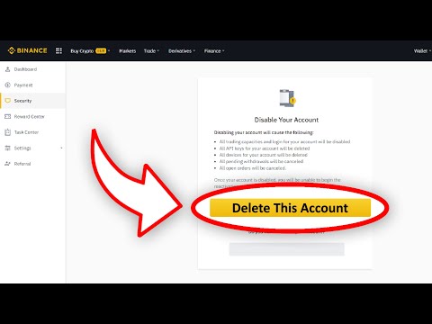   How To Delete Binance Account 2021