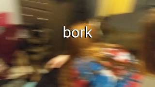 I added text to speech over my friend's dog barking