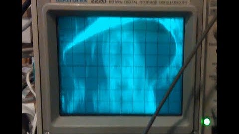 Engineering at 5am (gandalf sax on analog oscilloscopes)