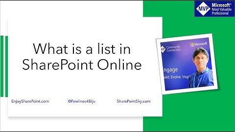 What is a SharePoint Online List (How to create a list in SharePoint Online)