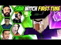 Gamers Saw Witch First Time in Minecraft 🔴 Techno gamerz, live insaan, Mythpat, bbs ||streamers info