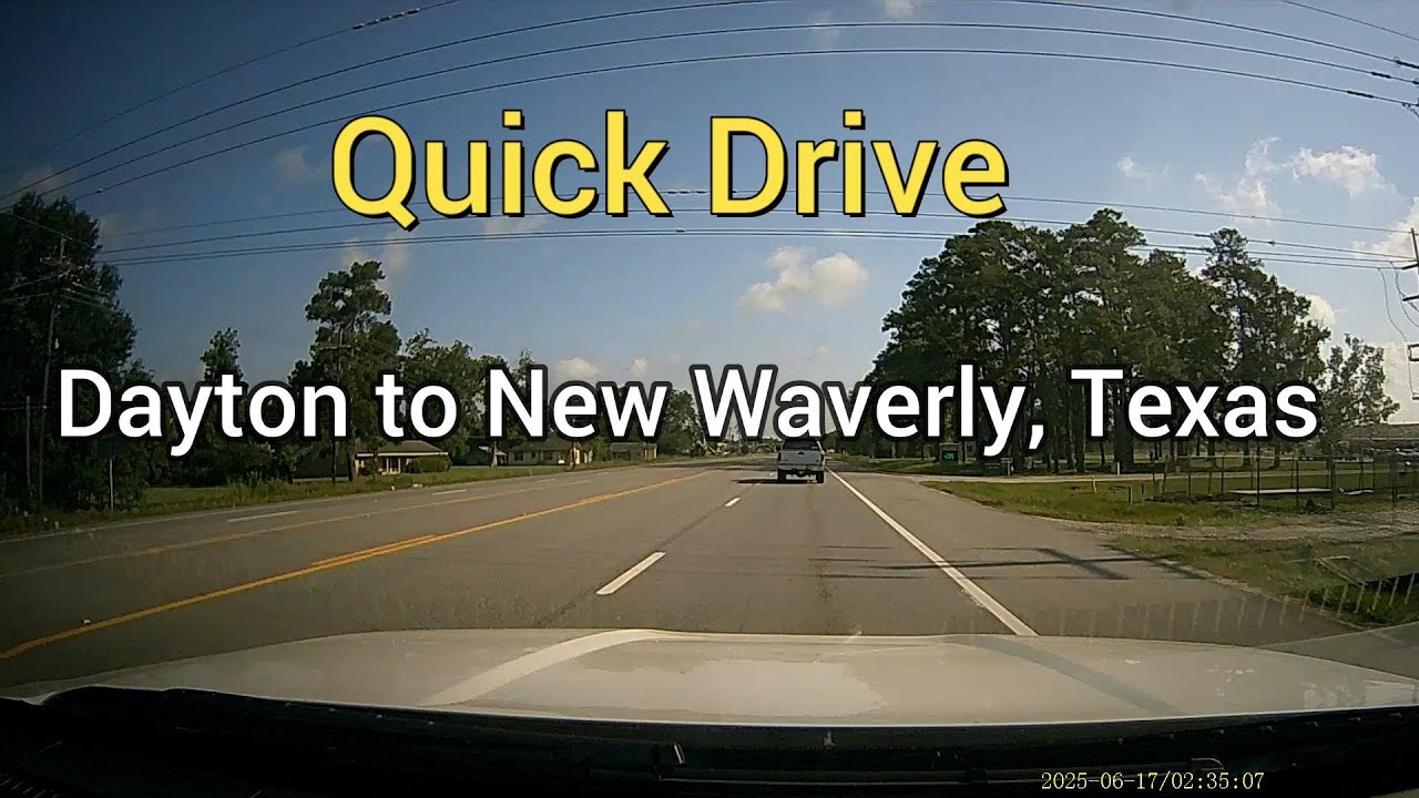 Drive through small towns in south Texas