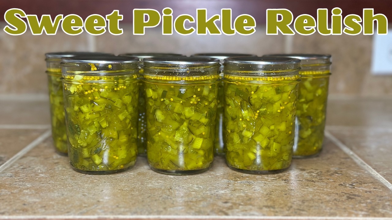 Домашний сладкий маринованный огуречный соус (простой рецепт консервирования методом водяной бани)