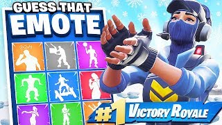 GUESS That EMOTE Challenge *NEW* Game Mode In Fortnite Battle Royale