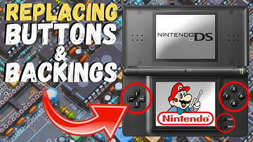 How to Replace DS Lite Rubber Button Backings