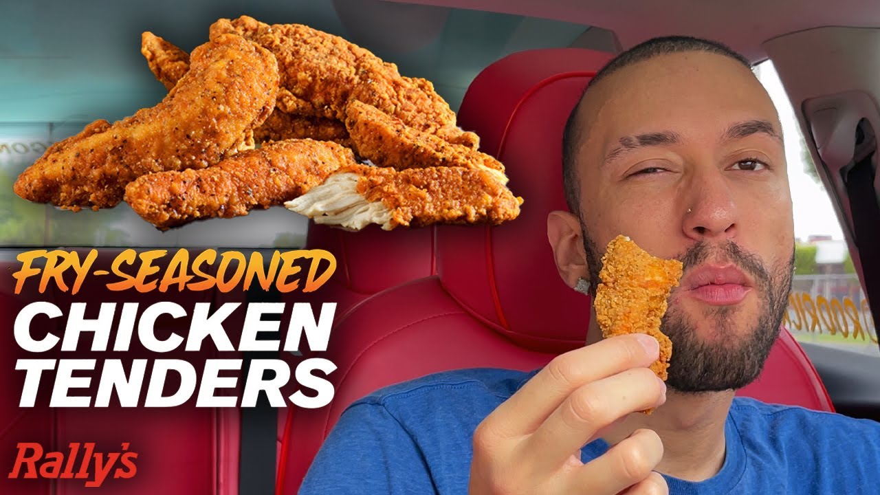 Checkers Rally's FrySeasoned Chicken Tenders HDR Food Review YouTube