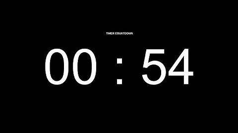 54 Seconds Countdown Timer