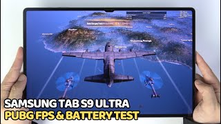 Samsung Galaxy Tab S9 Ultra test game PUBG Mobile