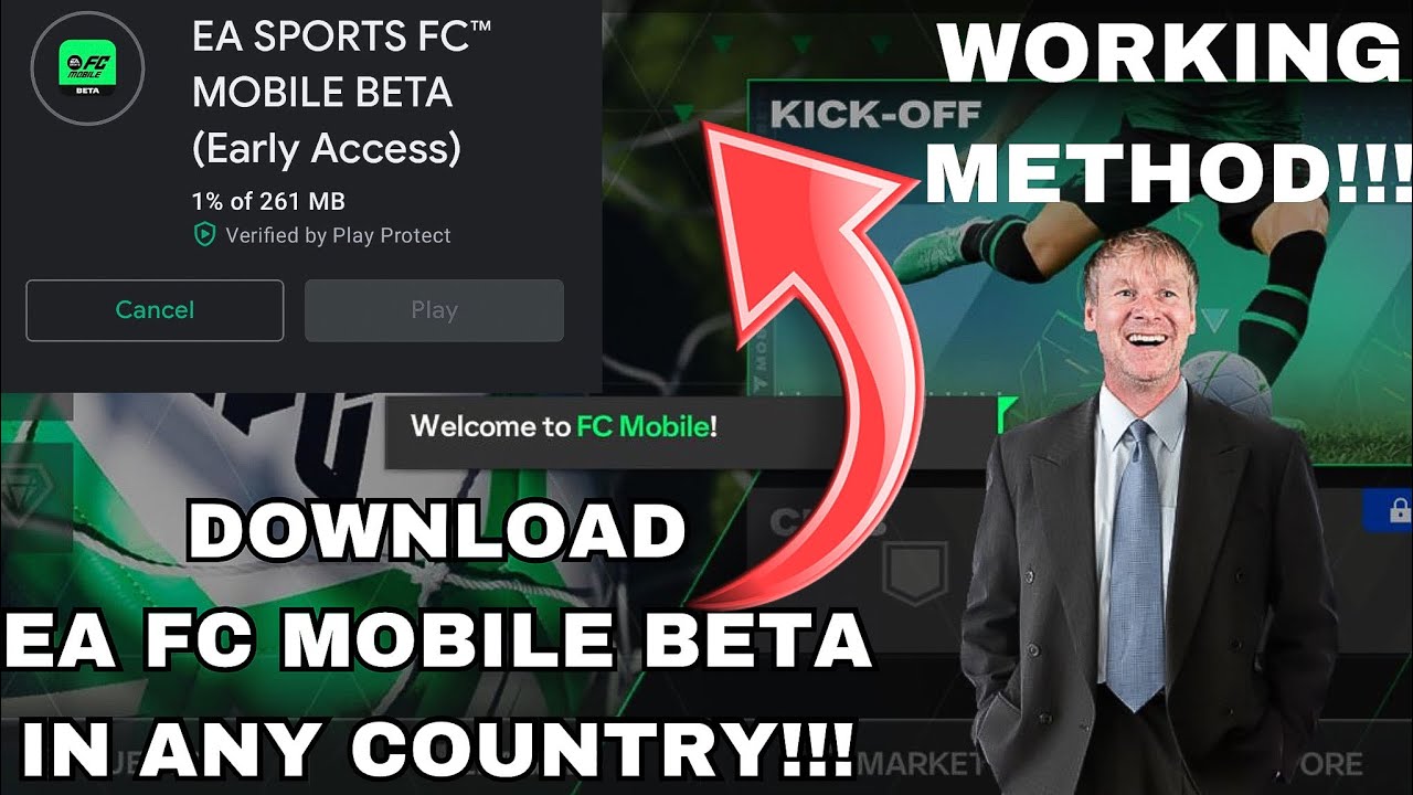 HOW TO DOWNLOAD EA FC MOBILE BETA IN ANY COUNTRY, WORKING METHODS