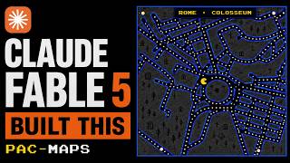 لعبة Pac-Man في شوارع حقيقية: قمت ببناء PAC-MAPS باستخدام Claude Fable 5 screenshot 1