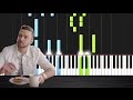 Justin Timberlake - Can&#39;t Stop the Feeling - Piano Cover/Tutorial by PlutaX