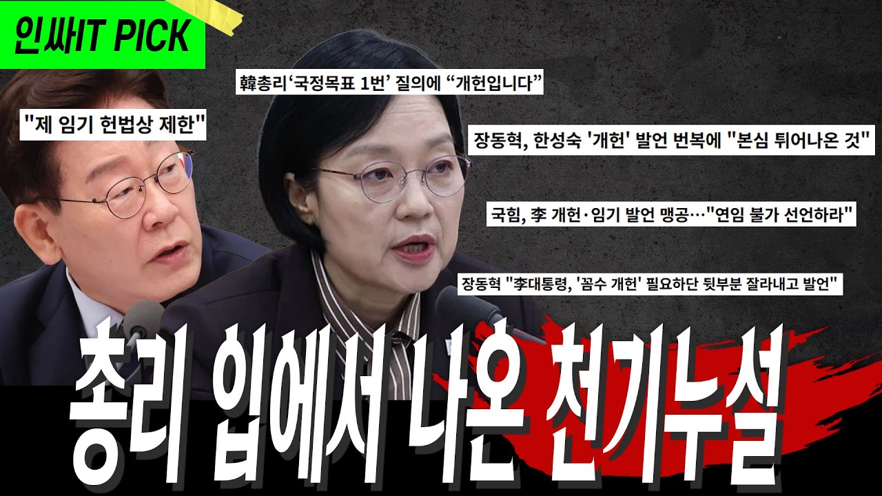 그저 개헌 연임 생각밖에 없는 정부