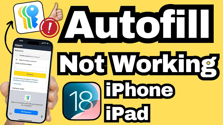 Autofill Passwords Not Working on iPhone and iPad (iOS 26/18) | Username | 2FA Codes