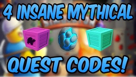 *NEW* 4 INSANE MYTHICAL QUEST CODES! (Roblox Mining Simulator)