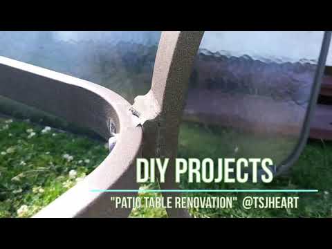 DIY Patio Table Renovation