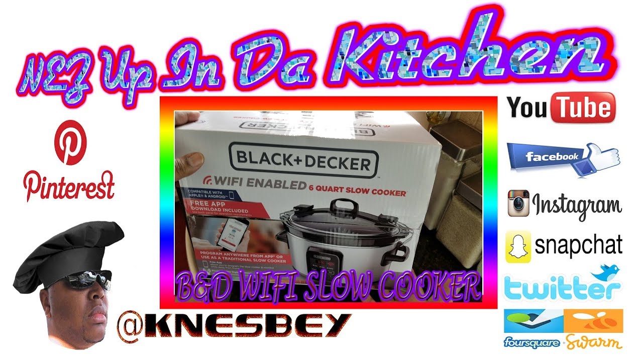 NUIDK 11 BLACK AND DECKER 6 QT WIFI SLOW COOKER CROCK POT 