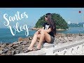 Vlog: Santos com a família | Praia, teleférico, aquário, pista de skate Chorão, jardim, Guarujá