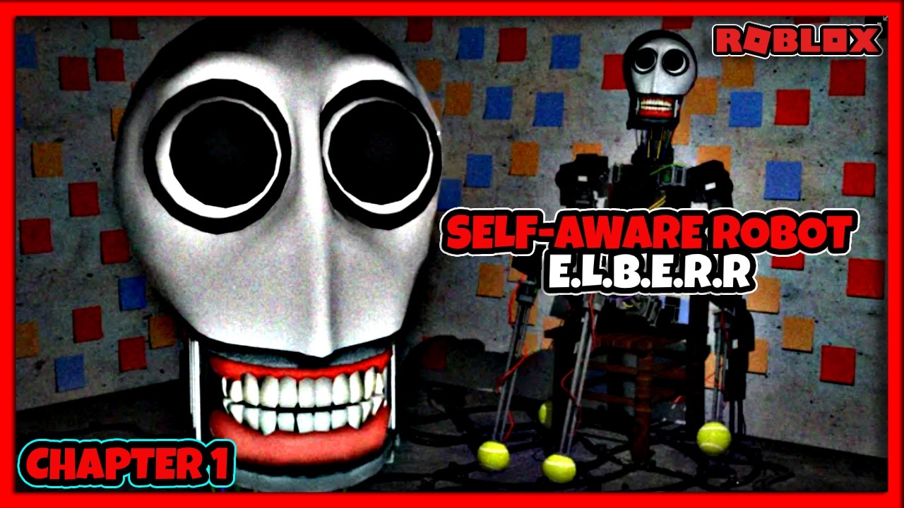 SELF-AWARE ROBOT CHAPTER 1 [ E.L.B.E.R.R ] : I Trapped Myself! | Roblox ...