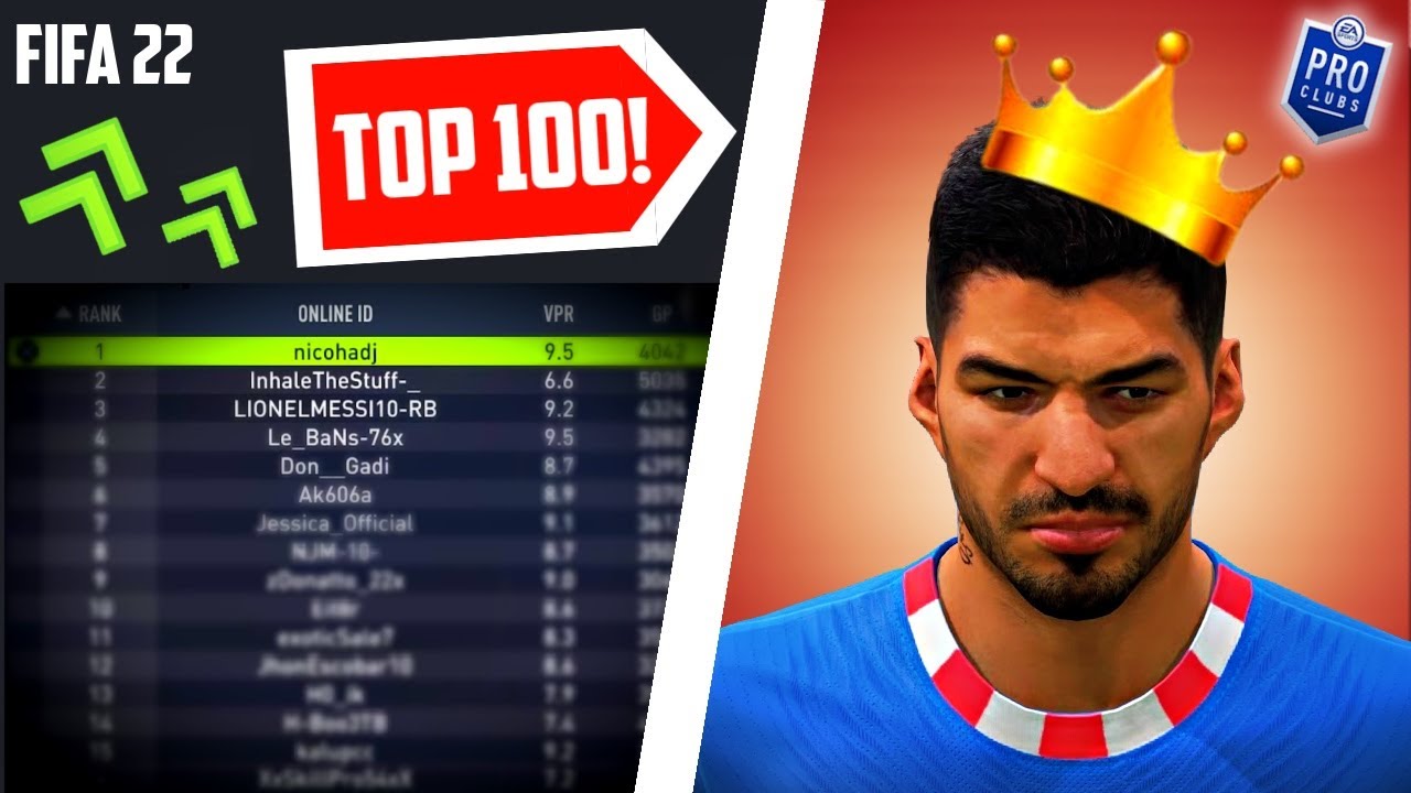 FIFA 22 PRO CLUBS THE BEST MAX LEVEL META *TOP 100* STRIKER BUILD