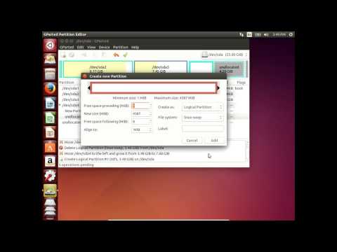 How to use gparted to manage partitions in Ubuntu 14.04 hqdefault