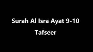 Surah Al Isra ayat 9-10 /Quran Terjuma And Tafseer