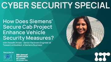 How Does Siemens Secure Cab Project Enhance Vehicle Security? | Rasadhi Attale | The IoT Podcast