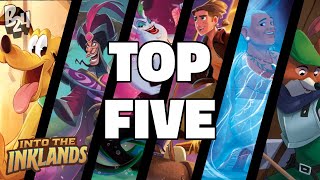 TOP 5 Cards in EVERY INK for Into the Inklands! | Disney Lorcana TCG