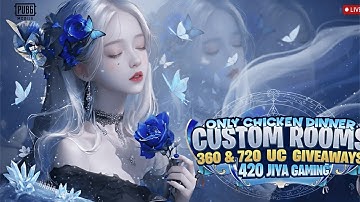 UNLIMETED RP & PRIZE POOL ONLY CUSTOM ROOM | PUBGMOBILE NEW UPDATE 4.1 | 420JIYA