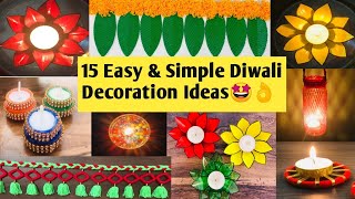 15 Diwali decoration ideas at home | Handmade diwali decoration ideas | diwali decoration items 2020