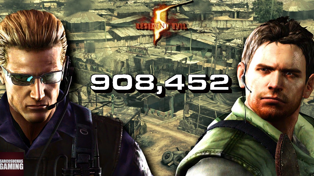 Resident Evil 5 - The Mercenaries - All Maps on Solo with Wesker 