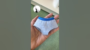 The fold over elastic is easy to sew #sewphisticateddiy #foldoverelastic #bjdpanties