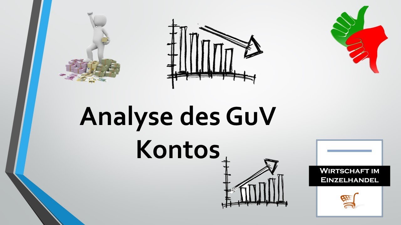 Update Analyse des GuV - Rohgewinn, Gewinn und Verlust, Anteile der Kosten